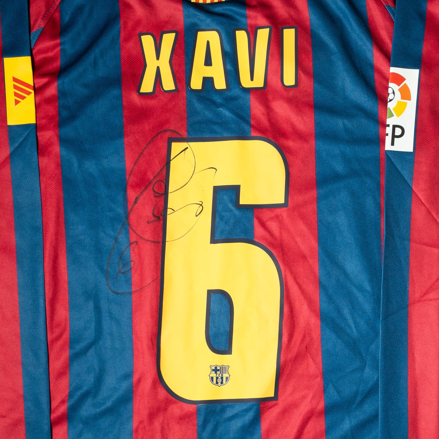 Jersey Firmado Xavi Hernandez- FC Barcelona